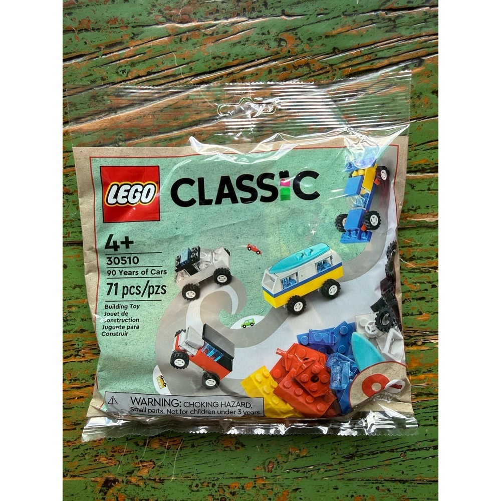 LEGO Classic 30510 90 Years Of Cars New Sealed Polybag 4+‎